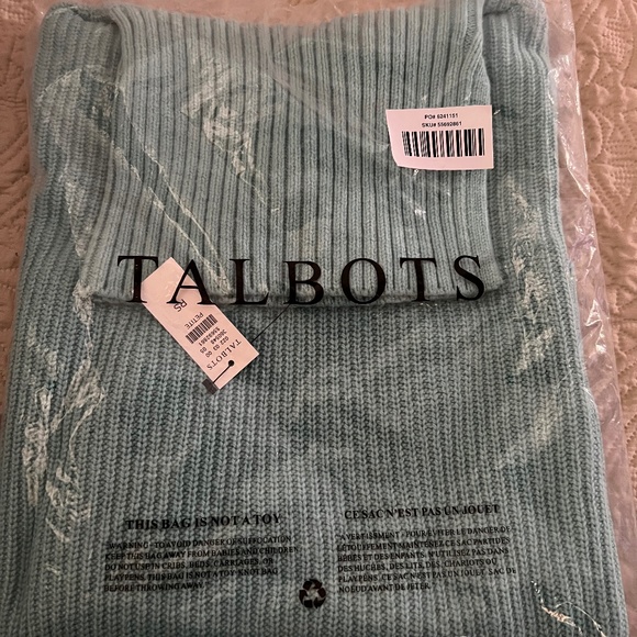 NEW TALBOTS COWL NECK SWEATER - Picture 3 of 3